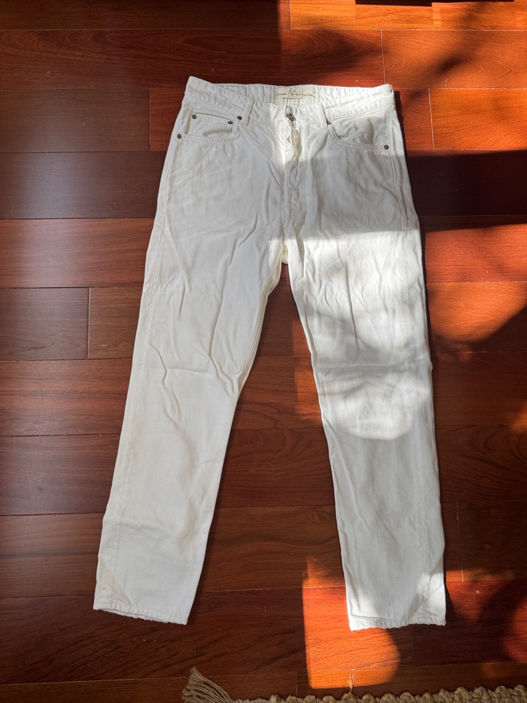 Golden Goose Slim Men's White Jeans